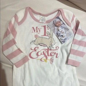 1st Easter| Striped Romper​